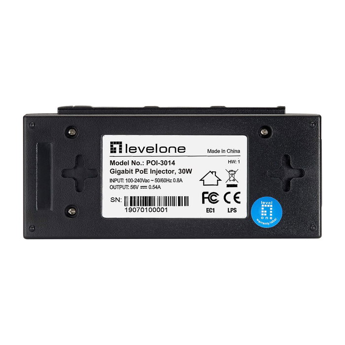 Level One Inyector PoE POI-3014 30.0W