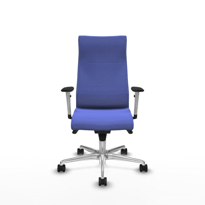 PIQUERAS Y CRESPO Sillón Albacete Azul claro con Mecanismo Sincro y Base de Aluminio PIQUERAS Y CRESPO Sillón Albacete Azul claro con Mecanismo Sincro y Base de Aluminio