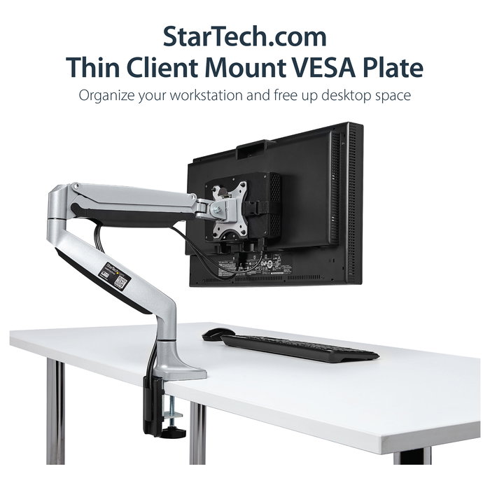 StarTech.com Soporte de Montaje VESA para Thin Clients - Caja VESA para Clientes Delgados/Ligeros