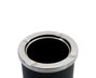 Confortime Papelera-Cenicero de Metal 8L Negro