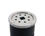 Confortime Papelera-Cenicero de Metal 8L Negro