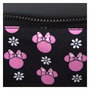 Loungefly Bolso Bandolera Minnie Disney Rock the Dots Piel Vegana 22,86x1,27x19,69cm con Correa Ajustable y Lazo 3D