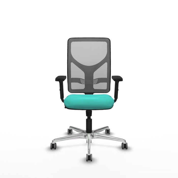 PIQUERAS Y CRESPO Silla de oficina Motilla con mecanismo Sincro, Turquesa y Gris PIQUERAS Y CRESPO Silla de oficina Motilla con mecanismo Sincro, Turquesa y Gris