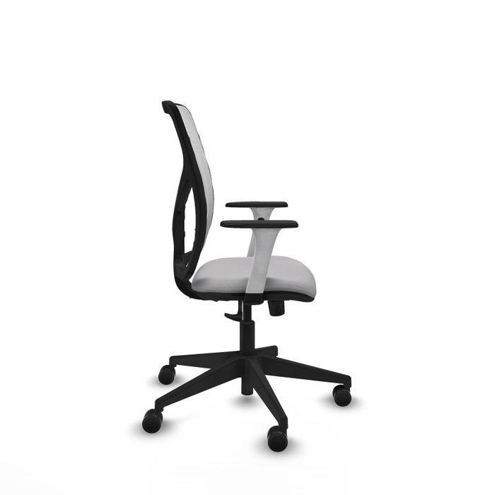 PIQUERAS Y CRESPO Silla de oficina Motilla Gris claro y Blanco PIQUERAS Y CRESPO Silla de oficina Motilla Gris claro y Blanco