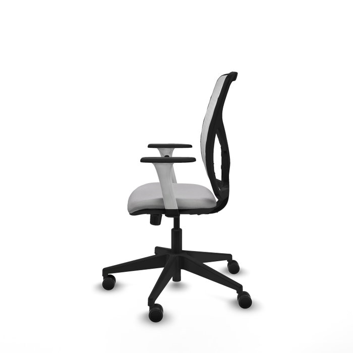 PIQUERAS Y CRESPO Silla de oficina Motilla Gris claro y Blanco PIQUERAS Y CRESPO Silla de oficina Motilla Gris claro y Blanco