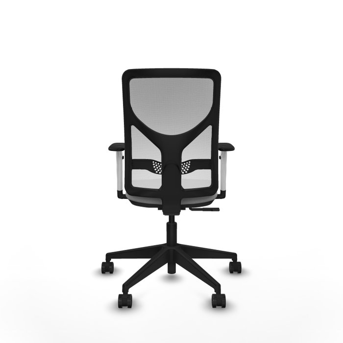 PIQUERAS Y CRESPO Silla de oficina Motilla Gris claro y Blanco PIQUERAS Y CRESPO Silla de oficina Motilla Gris claro y Blanco