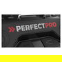 PerfectPro ROCKTAGON Radio de obra digital 30W DAB+ FM Bluetooth 5.2 IP65, 4 altavoces, compatible baterías 18V Bosch Makita DeWalt Milwaukee, USB, Negro/Rojo