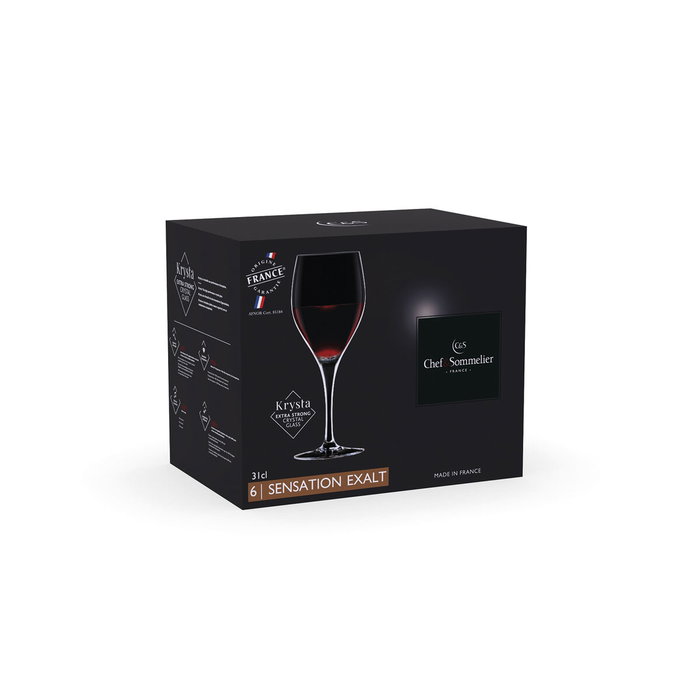 Chef & Sommelier Caja 6 Copas Vino Krysta Eco Sensation Exalt 31 cL