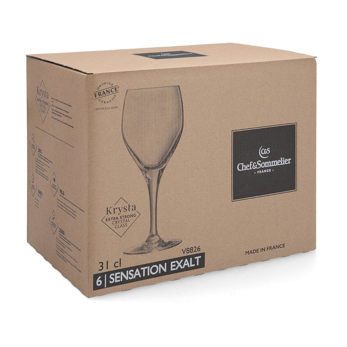Caja 6 Copas Vino Krysta Eco Sensation Exalt Chef & Sommelier 31 cL