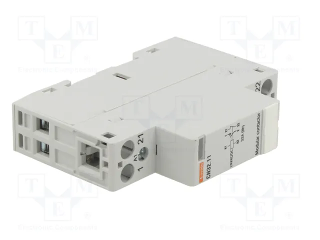 LOVATO ELECTRIC Contactor de Instalación Modular CN32 32A 24VAC/24VDC NC+NA