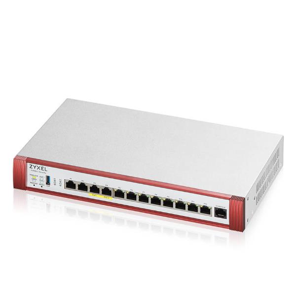 Zyxel USG FLEX 500H Firewall de Seguridad Hardware Solo Dispositivo - EU0101F, 64 Puertos LAN GbE, 2 Puertos 2.5GbE, 2 Puertos PoE+, VPN, IPS, Filtrado Web