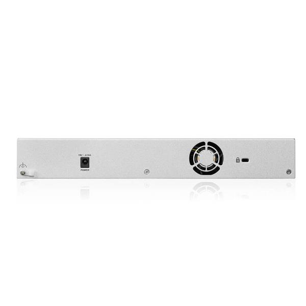 Zyxel USG FLEX 500H Firewall de Seguridad Hardware Solo Dispositivo - EU0101F, 64 Puertos LAN GbE, 2 Puertos 2.5GbE, 2 Puertos PoE+, VPN, IPS, Filtrado Web