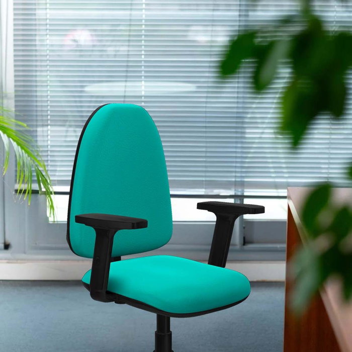 PIQUERAS Y CRESPO Silla de oficina Aýna Blanco con Brazos 2D PIQUERAS Y CRESPO Silla de oficina Aýna Blanco con Brazos 2D