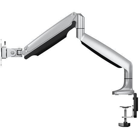 ICY BOX IB-MS504-T Soporte de Mesa para 2 Monitores hasta 81cm 32" 9kg cada uno, Negro/Plata, Inclinación, Giro y Rotación 360°