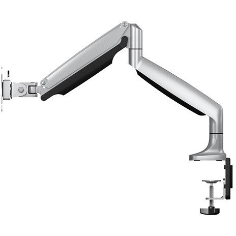 ICY BOX IB-MS504-T Soporte de Mesa para 2 Monitores hasta 81cm 32" 9kg cada uno, Negro/Plata, Inclinación, Giro y Rotación 360°