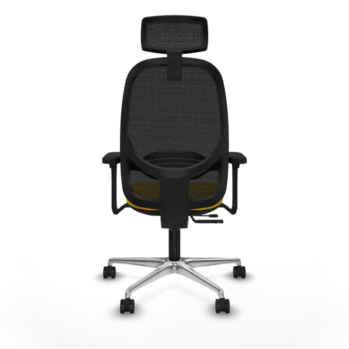 PIQUERAS Y CRESPO Silla de oficina Cilanco con mecanismo Sincro/Traslack Amarillo/Negro PIQUERAS Y CRESPO Silla de oficina Cilanco con mecanismo Sincro/Traslack Amarillo/Negro