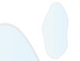 Giftdecor Espejo Forma Abstracta Blanco 105.5 x 49 cm (Set de 3)