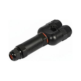 Synergy21 Conector de Cable Exterior IP66, 1:2, para Conexiones en Exteriores y Protegidas
