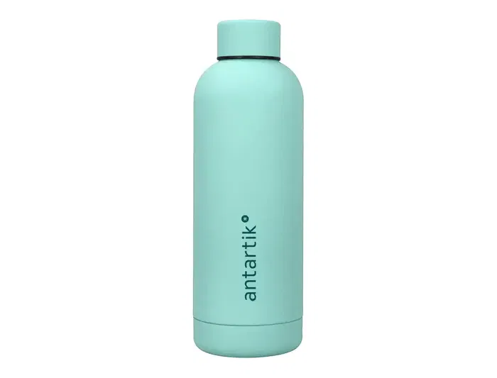 Antartik Botella Portaliquidos Isotermica Acero Inoxidable Libre de BPA, Mantiene Frío 24h Calor 12h, Color Menta, 500 ml