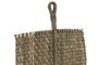 DKD Home Decor Decoración Pared Balines Natural Crema 2 x 40 x 28 cm (4 Unidades) Seagrass