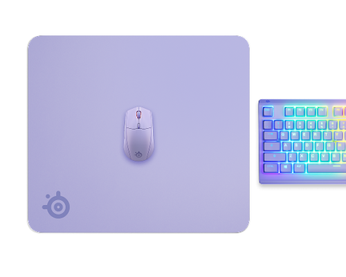 Steelseries Alfombrilla de Ratón para Juegos QcK L Lavanda STE5707119066624
