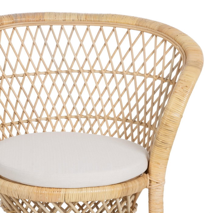 Sillón Natural Ratán Salón 84 X 68 X 84 cm