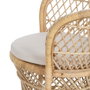 Ixia Sillón Natural de Ratán para Salón