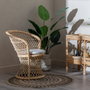 Ixia Sillón Natural de Ratán para Salón