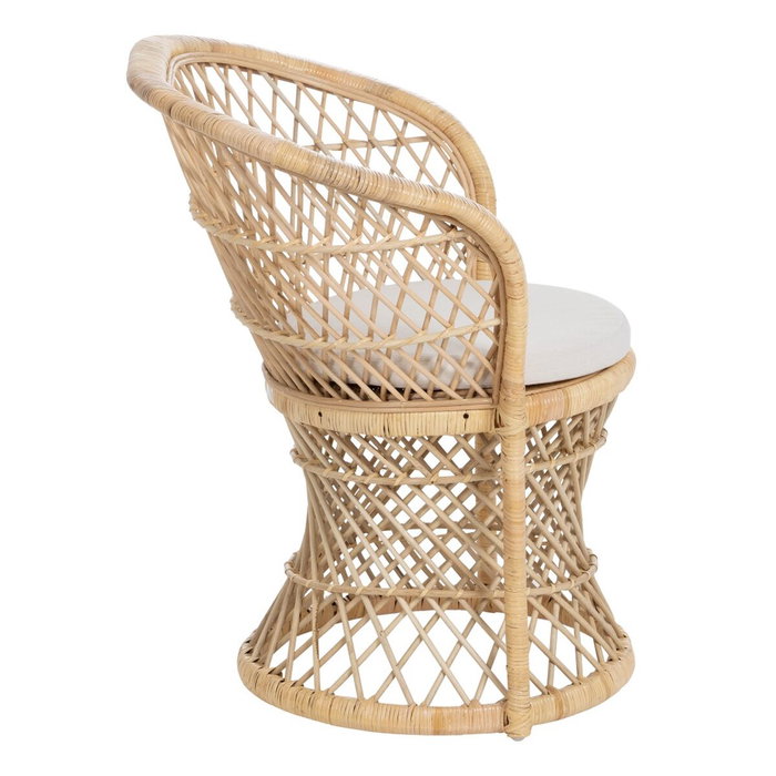 Ixia Sillón Natural de Ratán para Salón
