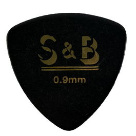 Púa S & B Triangular Negra 0,9 mm