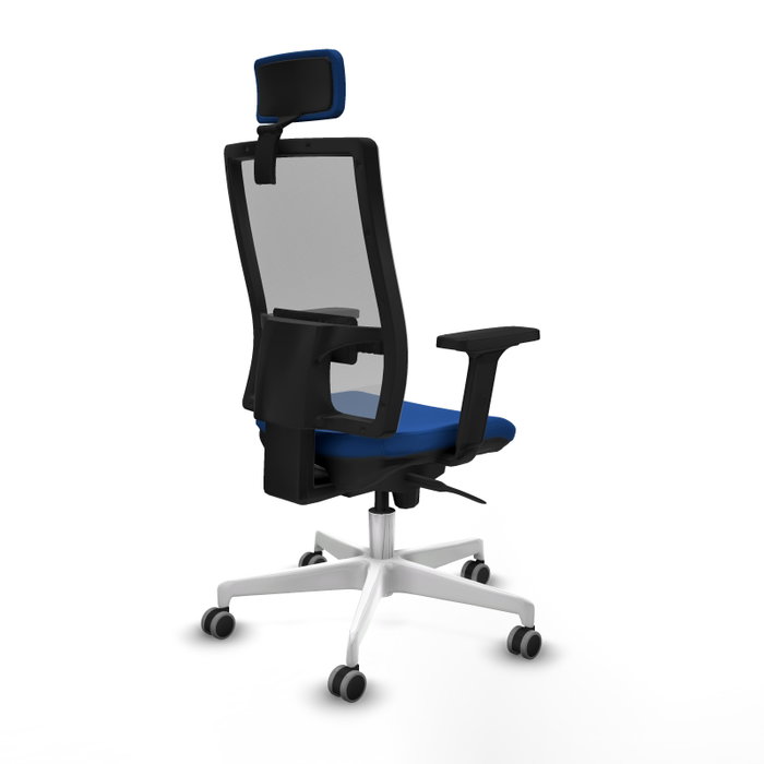 PIQUERAS Y CRESPO Silla de oficina Horna con mecanismo Sincro, Azul y Gris PIQUERAS Y CRESPO Silla de oficina Horna con mecanismo Sincro, Azul y Gris