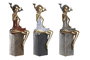 DKD Home Decor Figura Resina Chica Surtido de 3 Unidades
