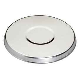 N N-Tapa Inoxidable Calientaplatos Redondo, Acero Inoxidable, Accesorio Cocina