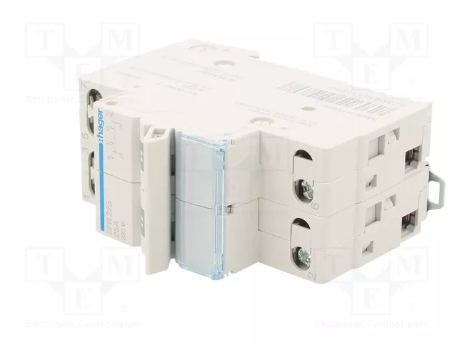 HAGER Interruptor de grúa 2 polos 25A 230VAC HAGER Interruptor de grúa 2 polos 25A 230VAC