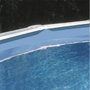 Gre Piscina Ovalada con Pared de Acero y Chapa Blanca 500 x 300 x 120 cm
