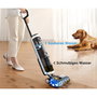 Tineco FLOOR ONE S3 Extreme Aspiradora Escoba 2 en 1, Seca y Húmeda, Filtrado por Agua, Azul, Blanco