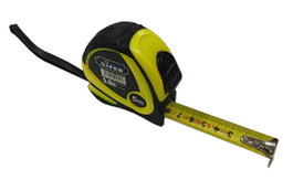 SIFER Flexómetro Cinta Métrica Caucho 5 m x 19 mm con Freno