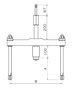 Extractor Hidráulico Forza con Alargaderas 155X325