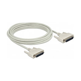 DeLOCK Cable Serie D-Sub 25 Macho a Macho 5 m