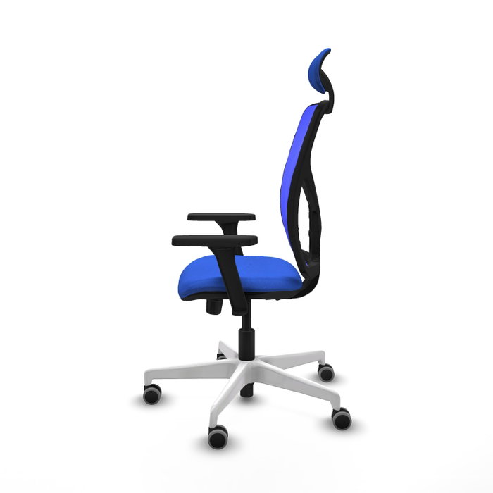 PIQUERAS Y CRESPO Silla de oficina Motilla Azul con Mecanismo Sincro/Traslack PIQUERAS Y CRESPO Silla de oficina Motilla Azul con Mecanismo Sincro/Traslack