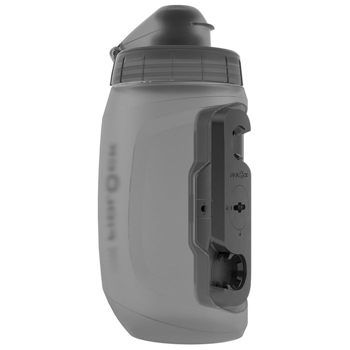 Fidlock TWIST single bottle 450 incl. bottle connector, 450 ml, negro transparente
