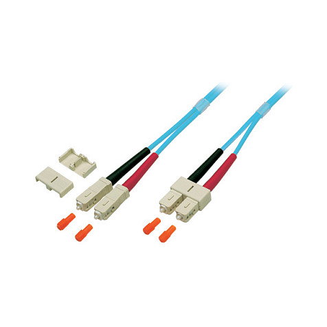 EFB Elektronik Patchkabel Duplex SC-SC OM3 0,5m Turquesa EFB Elektronik Patchkabel Duplex SC-SC OM3 0,5m Turquesa