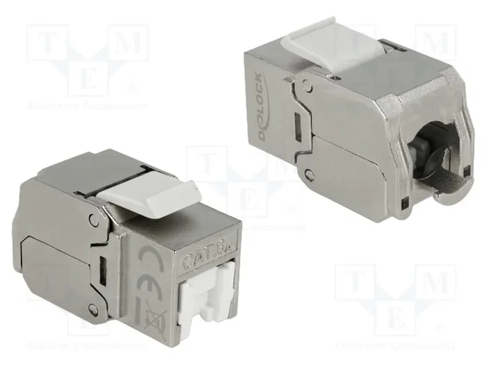DeLOCK 86385 Módulo Keystone RJ45 Cat.6A STP Gris DeLOCK 86385 Módulo Keystone RJ45 Cat.6A STP Gris