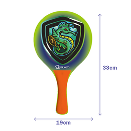 Marbueno Conjunto Palas Madera Dragon 33x19x0,5 cm Jardin, Piscina y Playa MARBUENO SUMMER 10213