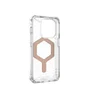 Urban Armor Gear (UAG) Plyo Series Carcasa Rugged Magsafe para Apple iPhone 15 Pro (6.1") - Transparente con Oro Rosa | Antigolpes, Resistente a Rayones