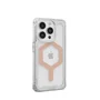 Urban Armor Gear (UAG) Plyo Series Carcasa Rugged Magsafe para Apple iPhone 15 Pro (6.1") - Transparente con Oro Rosa | Antigolpes, Resistente a Rayones
