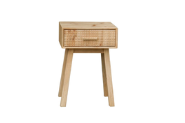DKD Home Decor Mesita de noche Abeto MDF 48x40x70