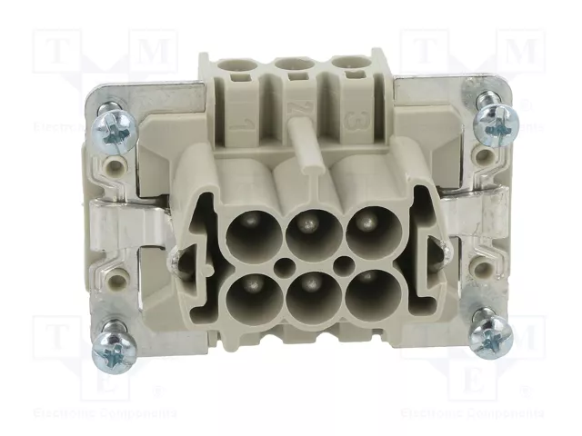 WIELAND Conector HDC macho de 6 pines, tamaño 6
