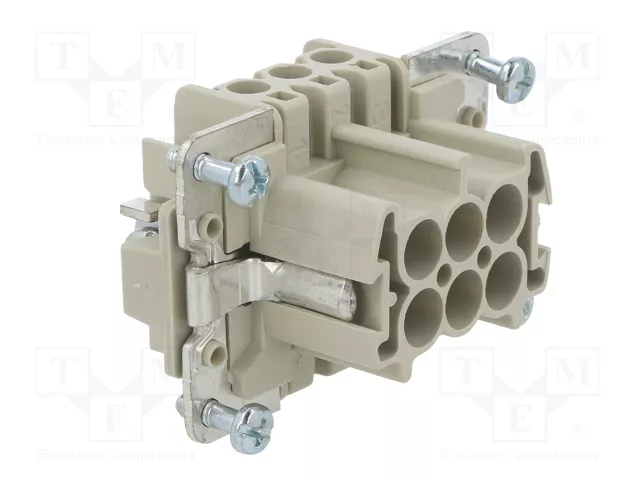 WIELAND Conector HDC macho de 6 pines, tamaño 6