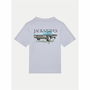 Camiseta de Manga Corta Infantil Jack & Jones Jorboston Photo w Neck Añil